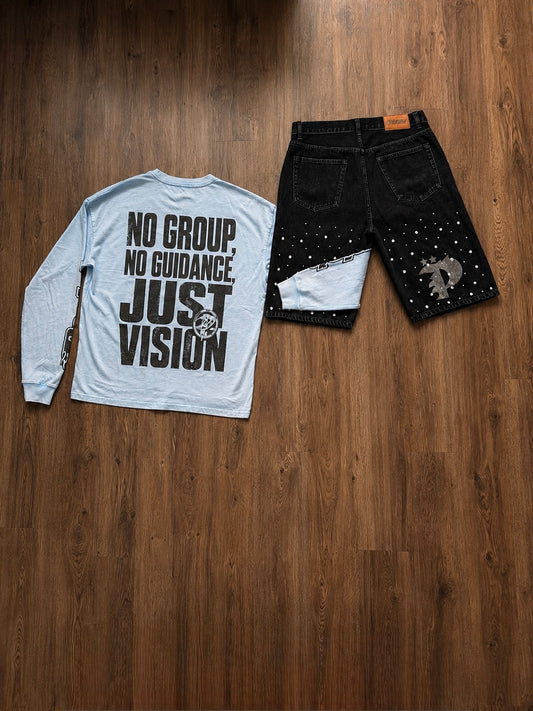 Pariah Chosen Bundle Long Sleeve + Denim Shorts (Pre-Order)