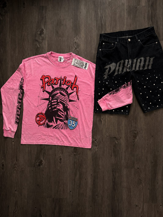Pariah Chosen Bundle  Long Sleeve + Denim Shorts (Pre-Order)